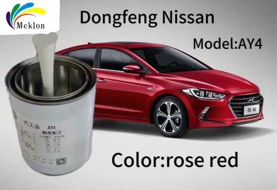 Rosa Vermelha Pintura de Carro Ready Misturada Durável Resistente ao Usura Proteção UV