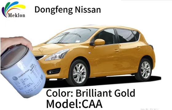 Ouro Brilhante Refinar Tinta de Carro Reparação Resistente a UV A prova de intempéries