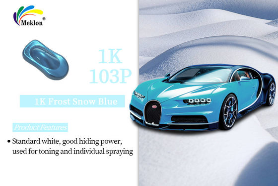 Bom brilho 1K Frost Neve Cor azul Tinturas Revestimento de carro Reparação de automóveis Refinish pintura