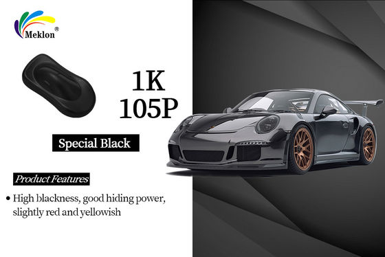 Boa resistência a intempéries 1K Super preto Auto Paint ODM OEM Car Refinish Paint