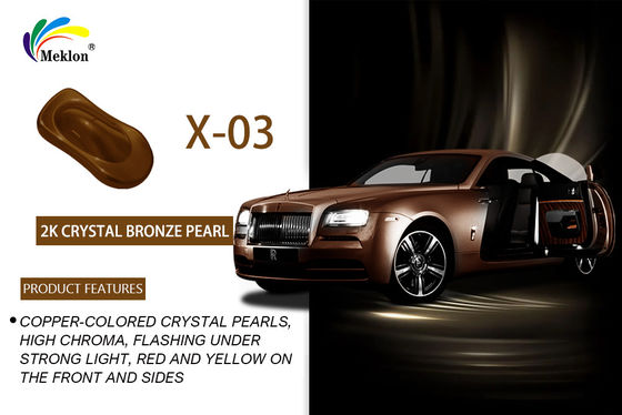 HS 1K Crystal Bronze Auto Paint: Alta aplicação e matérias-primas para carroceria de carro
