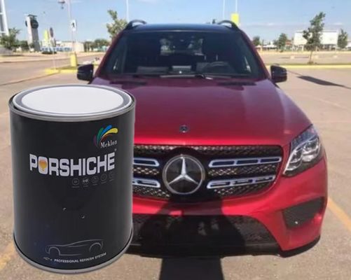 Pintura de automóvel vermelha brilhante de prata metálica resistente ao mofo não tóxica