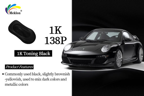 1K mistura de cores negras brilhantes acrílicas sólidas Tinta de carro: Sistema avançado de mistura de cores