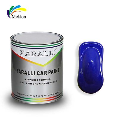 1K Brilliant Blue revestimento de carroceria de automóveis pintura de automóveis resistente à ferrugem secagem rápida 1K pintura metálica