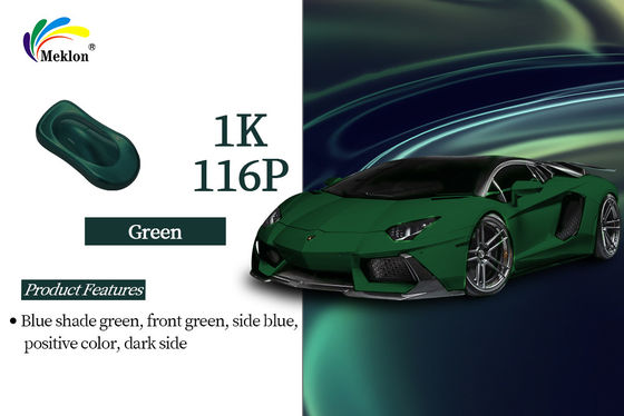 1K através da pintura automática do revestimento base verde para cobertura incomparável e alto brilho