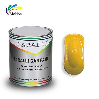 Pintura de revestimento de carro anti-ferrugem 1K Amarelo médio Toque até pintura de spray automático