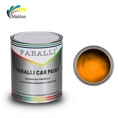 Anti-UV Poliéster semi-brilhante 1K revestimento amarelo transparente pintura automática metálica