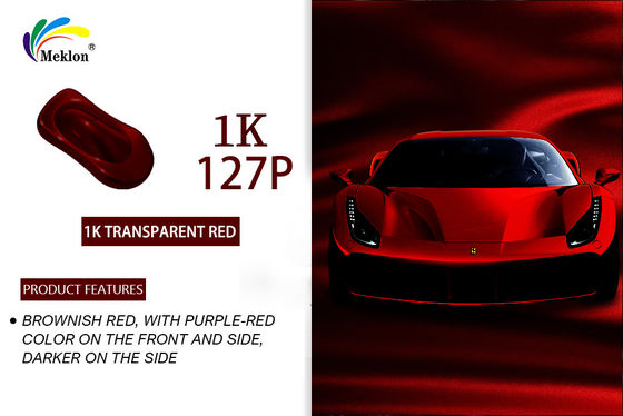 Pintura Auto Base Durável Resistente a UV Multifuntcional Vermelho Brilhante