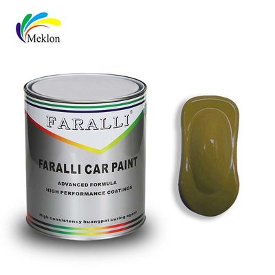 Lodo Amarelo 1K Pintura de Carro Basecoat Resistente a Mofo Revestimento Acrílico