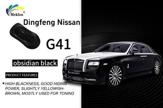 Dongfeng Nissan G41 Obsidiana Negro Refinar Pintura de Carro Subtil Metallica Brilhante Acrílico
