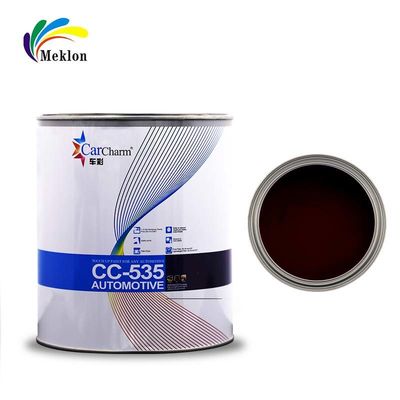 Alta dureza Auto Refinish Paint 2K Topcoat Though Black Car Paint