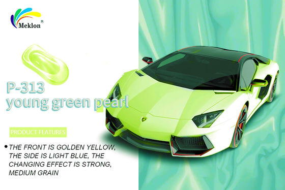 1K Young Green Pearl Basecoat para pintura automotiva durável e duradoura