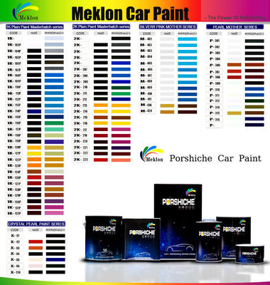 Alto brilho e acabamento vermelho com pérola de fuchsia Refinar pintura de carro