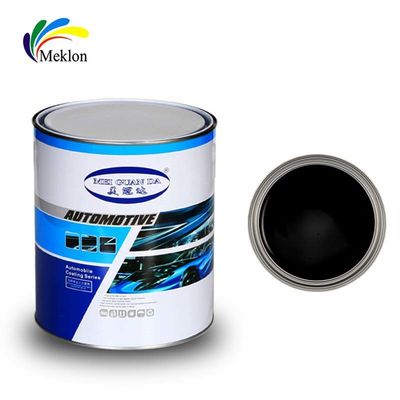 Boa pintura de carro metálica preço 1K pintura de carro preto puro por atacado
