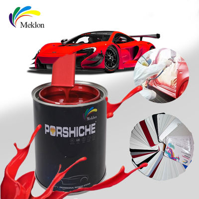 2K Verniz de carro vermelho brilhante Camada superior durável Resistente a arranhões e vibrante