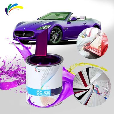 venda a retalho Pintura de Carro Roxa 2K Top Coat Refinish Paint Para reparação de automóveis
