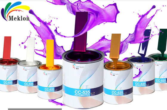 venda a retalho Pintura de Carro Roxa 2K Top Coat Refinish Paint Para reparação de automóveis