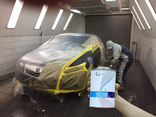 2K preto puro Refinish Car Paint 4L Low Voc Deep Black Efeito de P-237