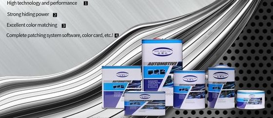 Pintura de automóvel de acabamento branco puro 2K de longa duração para resistência a altas temperaturas