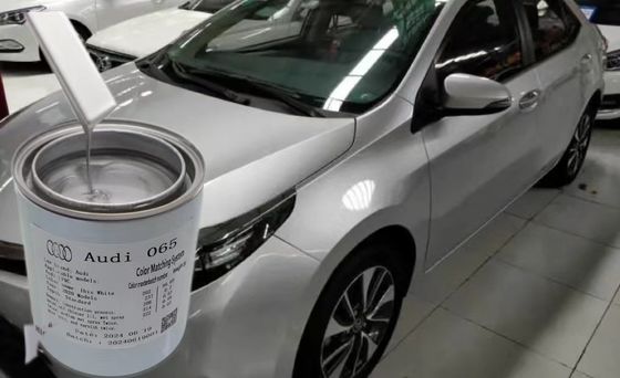 Toyota 1D4 Refinish Silver Auto Paint para brilho e dureza superiores
