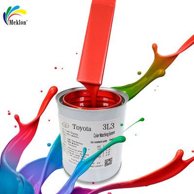 Pintura automática com Meklon Toyota 3L3 Vermelho Profundo Perla Pronta Pintura Mixta de Carro