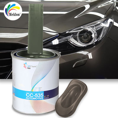 Pintura de carroceria de automóveis 1K Basecoat Colores de pérola Revestimento de cristal Automotive Spray Metallic Sliver Pintura de carro