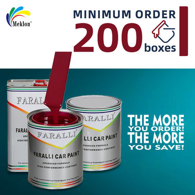 Atacado Vermelho Alto Desempenho Automóvel Auto Refinish Repair Coating Car Paint Cooper Powder Car Paint Drying Time 2-3 Hours