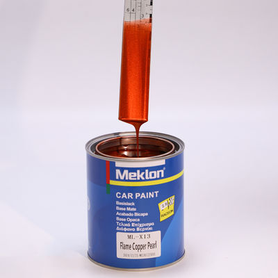 Automóvel 1K Flame Copper Pearl Acrylic Liquid Coating Easy Application Car Paint Mixing System Factory Wholesale Price for