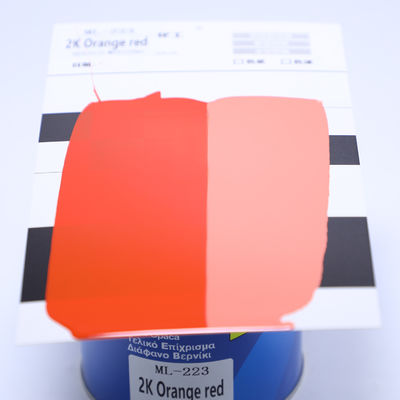 Boa nivelação 2K Laranja Vermelha Metallica Pintura Automotiva Acrílica Liquid Coating Spray