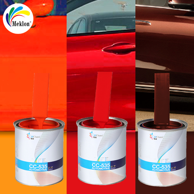 Pintura de automóvel de secagem rápida vermelha de alta performance 1K