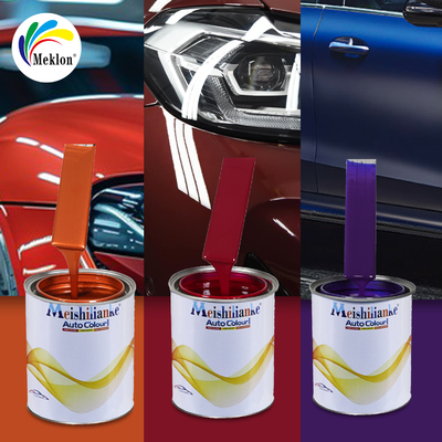 Tinta para reparação de automóveis laranja vermelha resistente às intempéries e aos raios UV