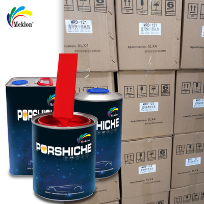 Pintura vermelha para carros com baixo teor de COV resistente a arranhões