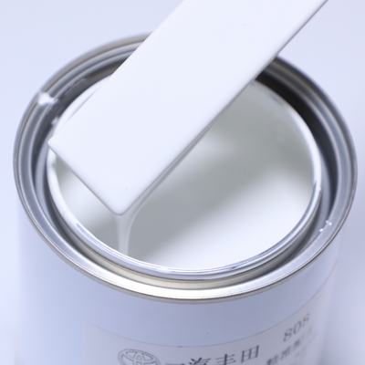 Pintura de automóvel sem odor, preparada, misturada, durável, não tóxica, Taffeta, cor branca