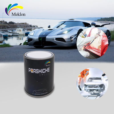 Pintura de veículo metálico durável inodoro resistente ao mofo Pintura de carroceria de carro de prata