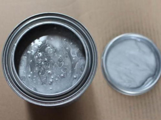 Pintura de veículo metálico durável inodoro resistente ao mofo Pintura de carroceria de carro de prata