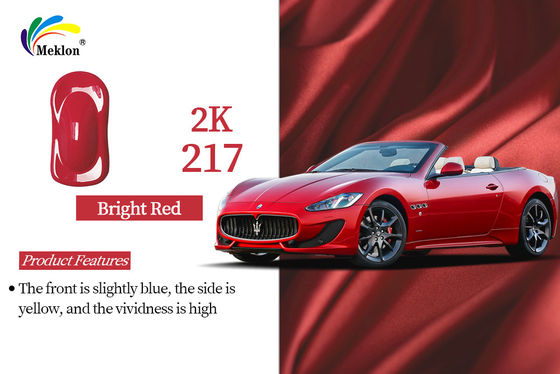 Pintura automática vermelha brilhante inodoro resistente a alcalinos