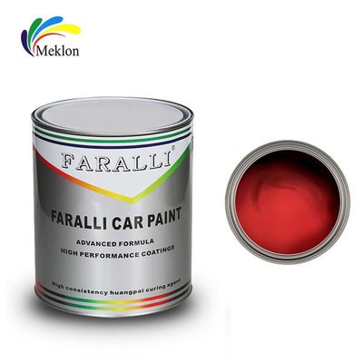 Pintura de carro vermelha brilhante resistente a produtos químicos