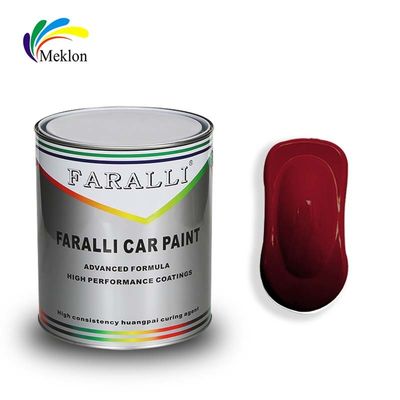 2K Rosa Vermelha Pintura de Carro Top Coat Metal resistente ao desbotamento Durável