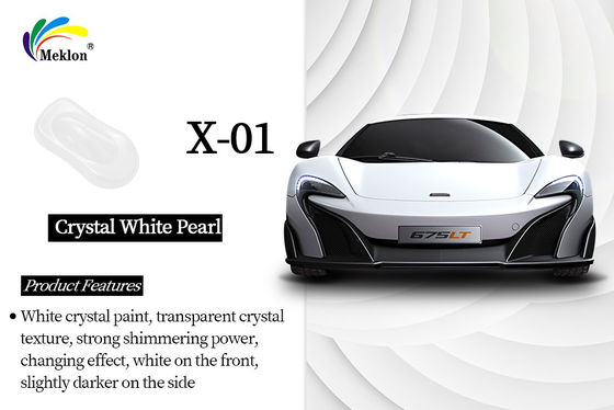 1K Auto Paint Refinish Coating Crystal Pearl Color Primer Cristal branco pintura de carro