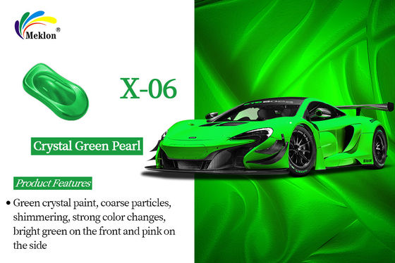 1K Crystal Green Pearl Paints Excelente desempenho Auto Refinish Corpo de carro