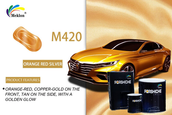 Tinta Spray Metálica para Carros, Laranja Vermelho Resistente ao Calor, Sem Odor, Durável