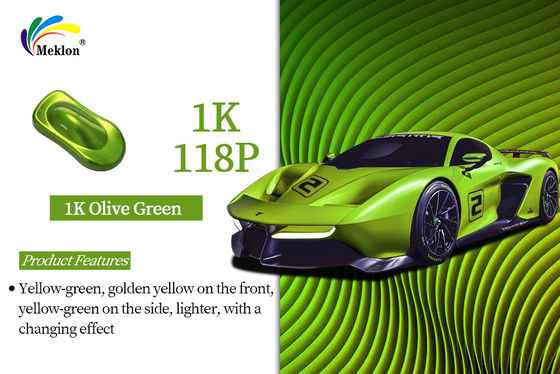 1K Oliver Verde Anticorrosivo Personalizado 2K Solid Color Auto Varnish Car Paint