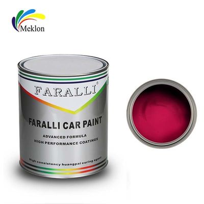 Basecoat de tinta automotiva vermelho rosa, anti-oxidação, multiuso, durável e resistente ao desgaste