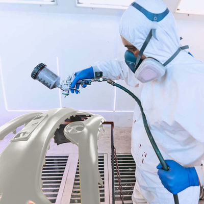 Aparência da pintura automotiva com acabamento verde, com tinta automotiva resistente ao desgaste e a arranhões