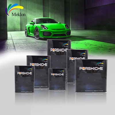 Capa de automóvel com baixo COV e resistente a altas temperaturas Refinar pintura de automóvel em amarelo verde
