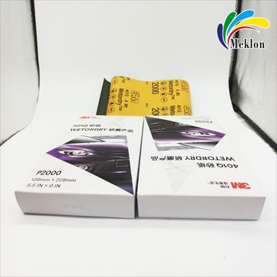 Papel de areia de pintura de automóveis versátil para várias aplicações automotivas