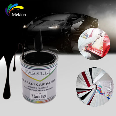 Boa resistência a intempéries 1K Super preto Auto Paint ODM OEM Car Refinish Paint