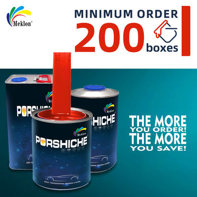 ISO MSDS Pintura de automóvel Camada superior inodora Vermelha Laranja Cor Amigável ao ambiente