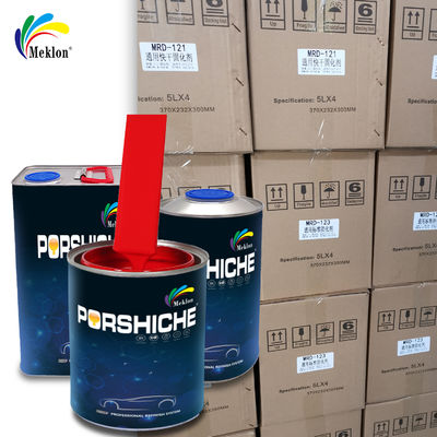 ISO MSDS Pintura de automóvel Camada superior inodora Vermelha Laranja Cor Amigável ao ambiente