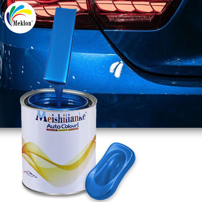 Acrílico Carro 1K Base Paint Cor Azul Acrílico Polímero Auto Paint Carro Refinish Auto PU Cor Polyurethane Spraying Paint